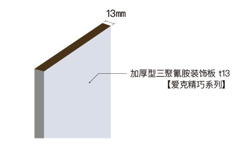 加厚型三聚氰胺装饰板 t13 爱克精巧系列