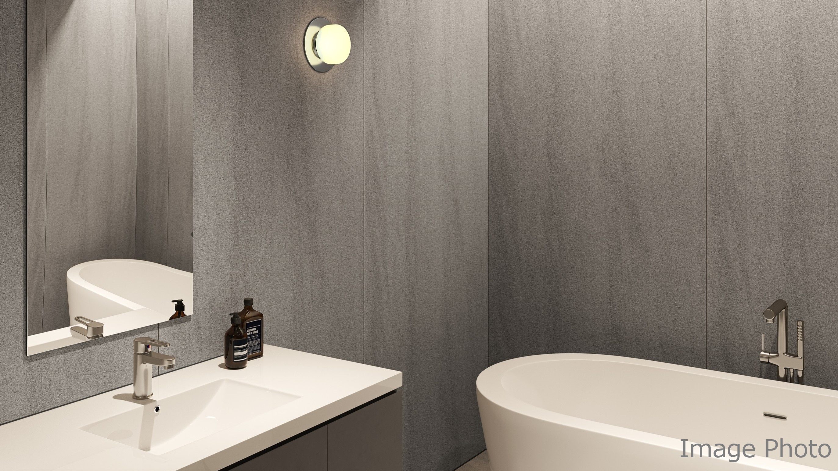 バスフィットパネル新柄の施工イメージ