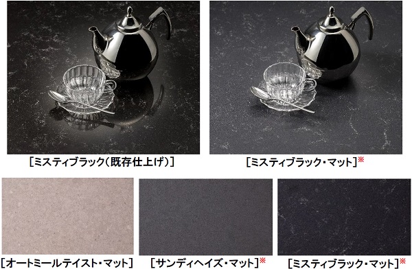 高級人造石「フィオレストーン」の新柄を発売 | アイカ工業株式会社 